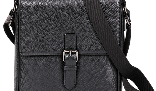 Small Man Bag - Exeter Black Coach Print