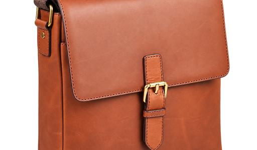 Small Man Bag - Exeter Brown Oiled Pull-Up