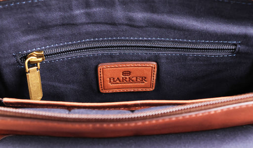 Small Man Bag - Exeter Brown Oiled Pull-Up
