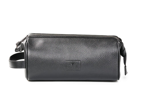 Flint Wash Bag - Black Coach Pebble Print