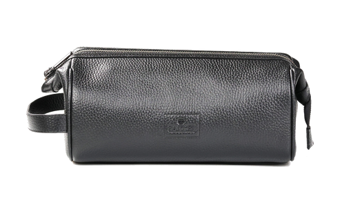 Flint Wash Bag - Black Coach Pebble Print