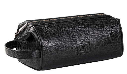 Flint Wash Bag - Black Coach Pebble Print