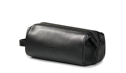 Flint Wash Bag - Black Coach Pebble Print