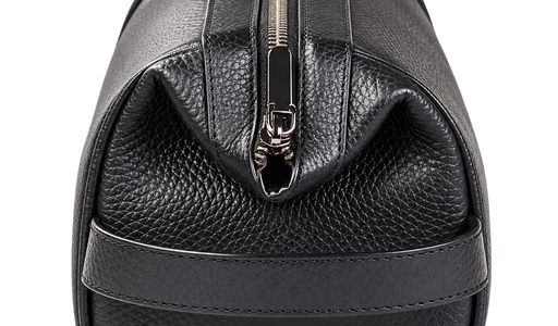 Flint Wash Bag - Black Coach Pebble Print