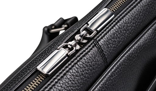 Monmouth Large Briefcase - Black Coach Pebble Print