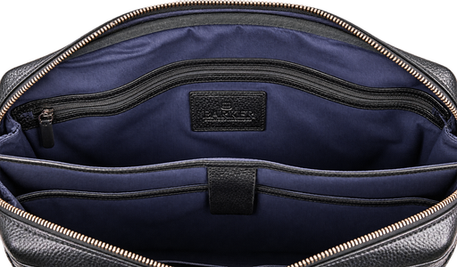 Monmouth Large Briefcase - Black Coach Pebble Print