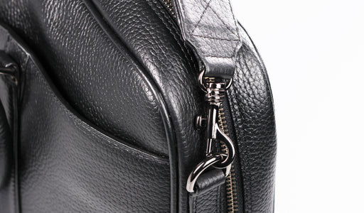 Monmouth Large Briefcase - Black Coach Pebble Print