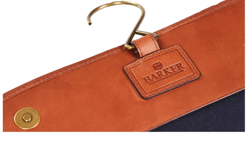 Selkirk – Hanging Wash Bag Brown Oiled Pull-Up