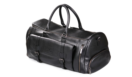 Stafford – Weekender Bag Black Coach Print