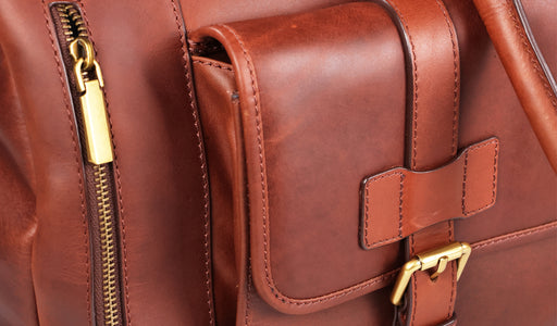 Stafford – Weekender Bag Brown Oiled Pull-Up