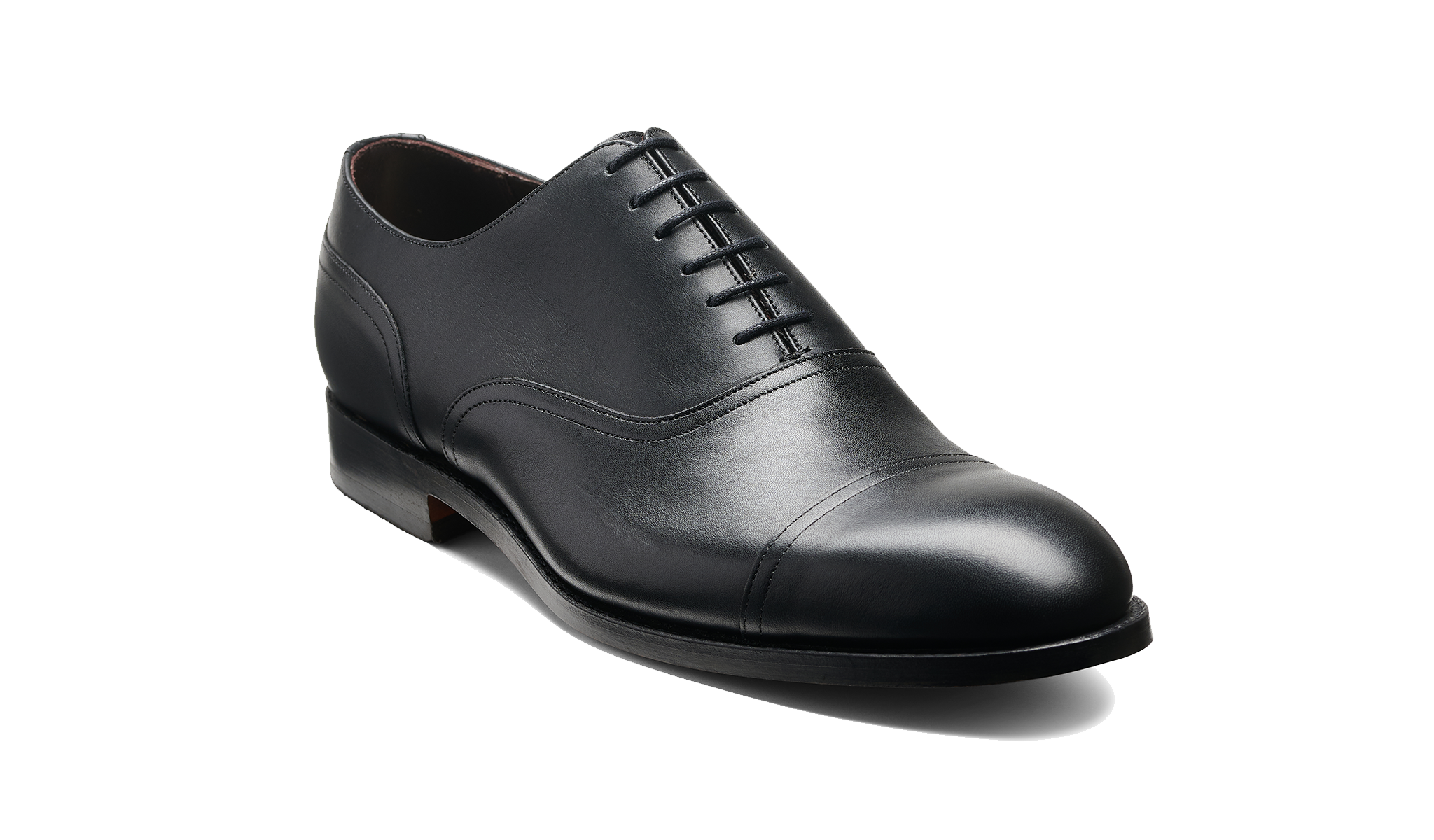 Bates Black Calf Barker Shoes UK
