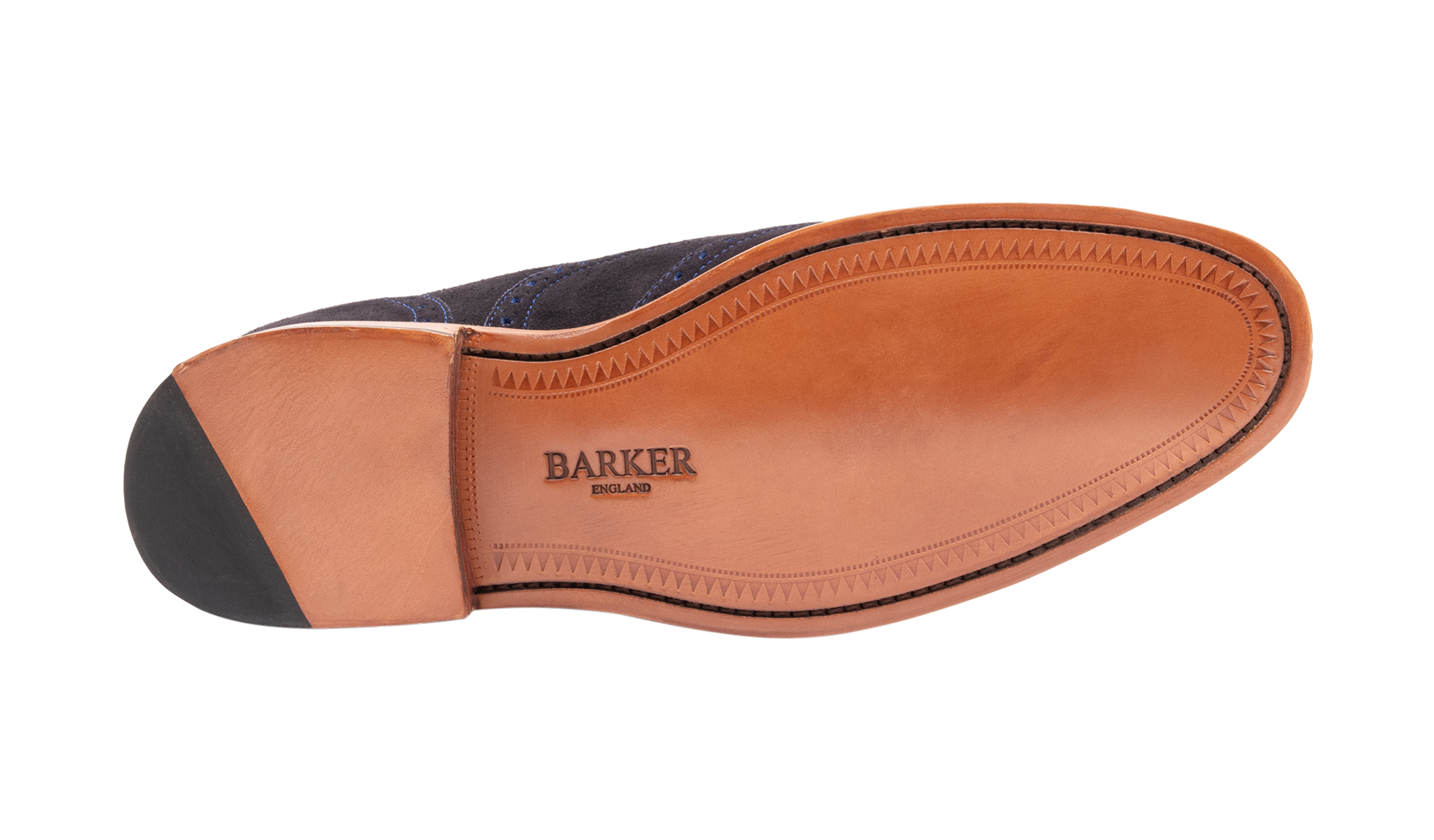 Brando 2 Navy Suede Barker Shoes UK