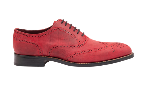 Mens red sales shoes uk
