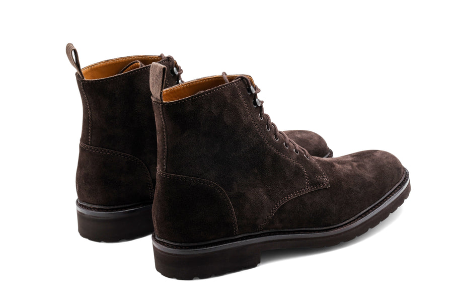 Newquay - Dark Brown Suede