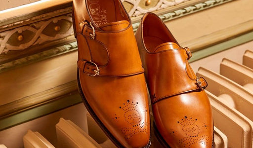 Double Monk Strap - Cedar Calf