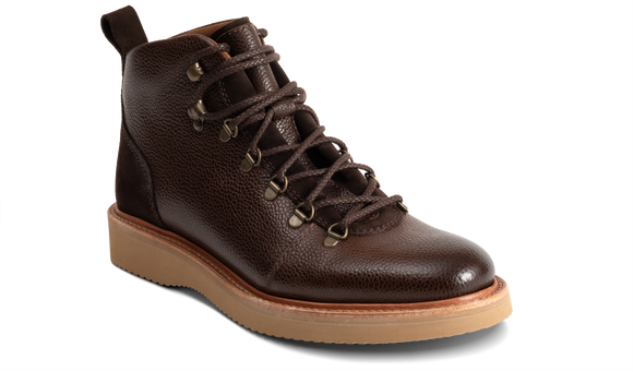 Frank - Choc Grain Choc Suede