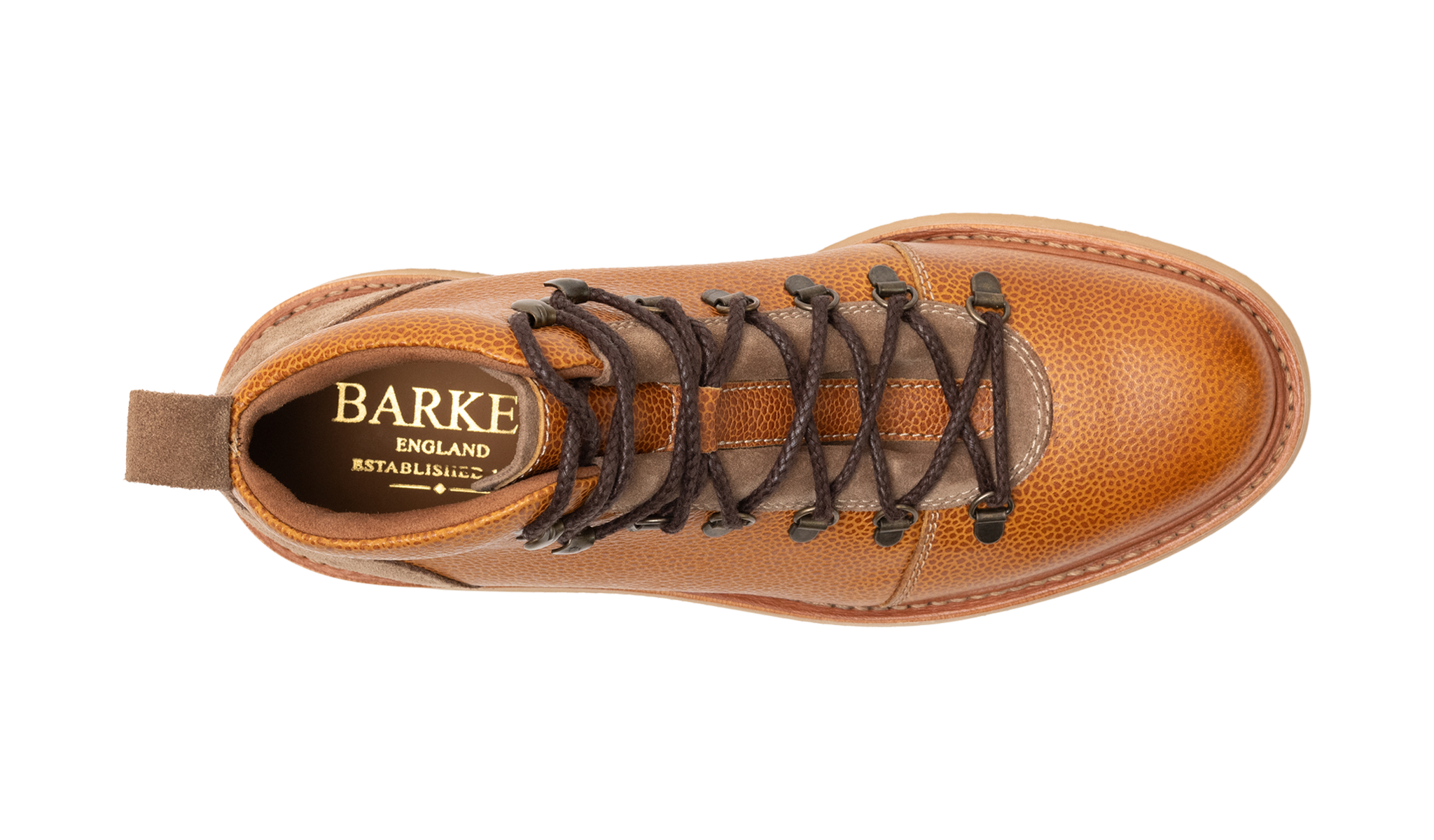 Frank Cedar Grain Suede Barker Shoes UK