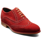 Grant - Red Grey Suede