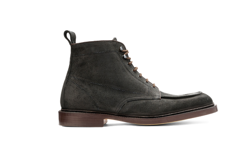 Jason - Black Split Suede