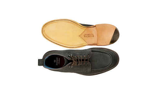 Jason - Black Split Suede