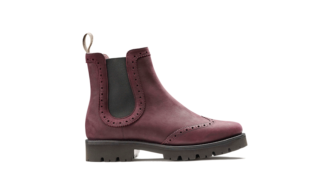 Jessie - Deep Burgundy Nubuck