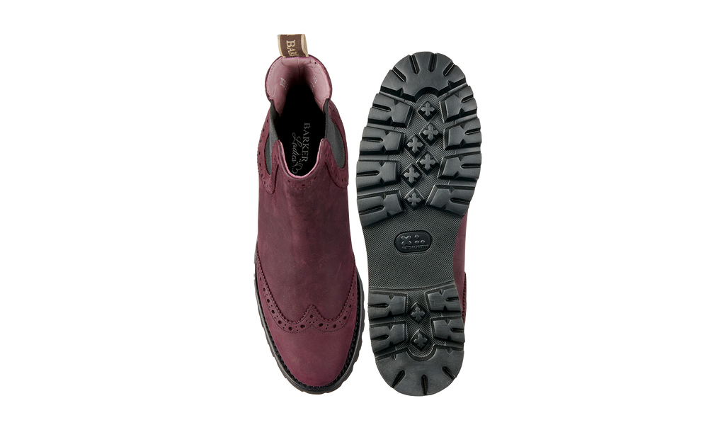 Jessie - Deep Burgundy Nubuck