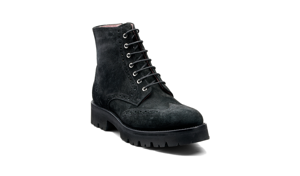 Kelsey - Black Suede