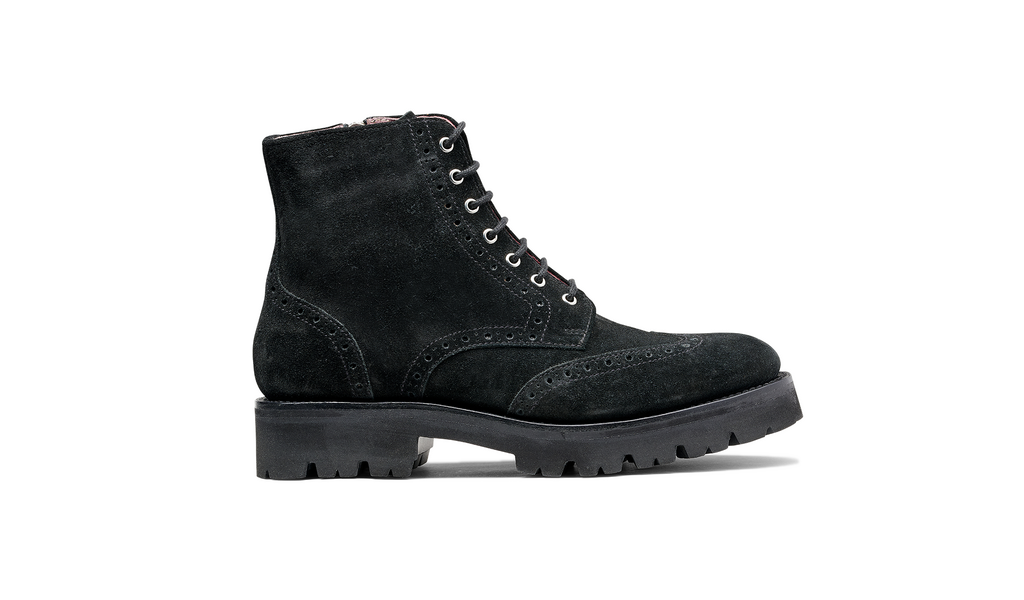 Kelsey - Black Suede