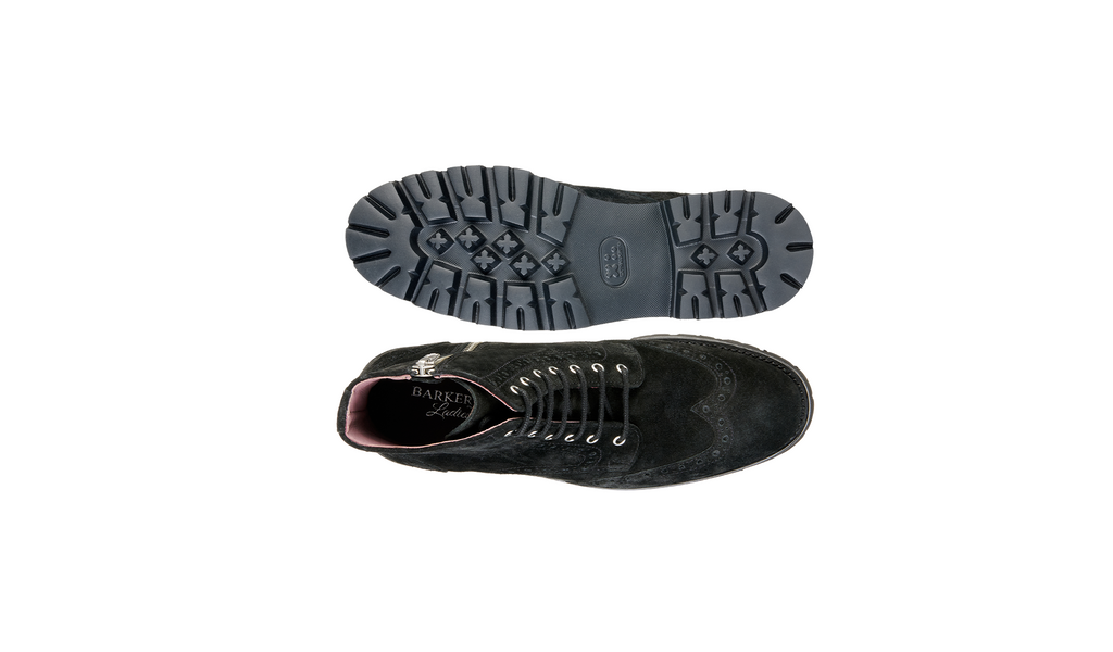 Kelsey - Black Suede