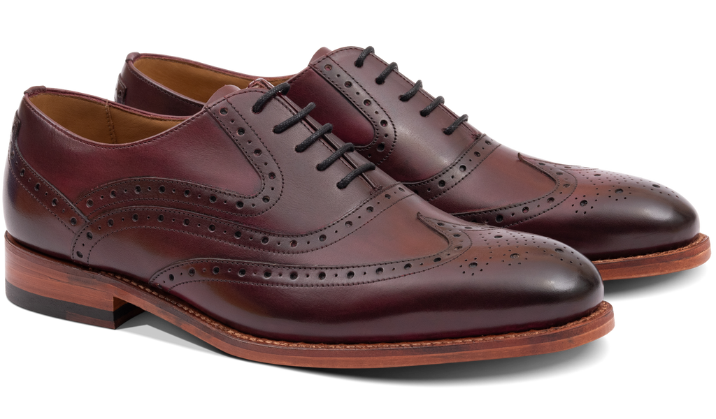 Liffey - Hand Brushed Burgundy