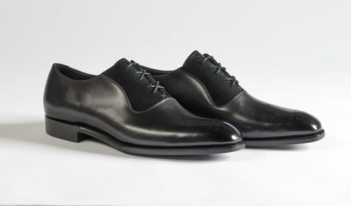 Althorp - Black Calf Black Suede