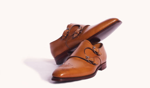 Double Monk Strap - Cedar Calf