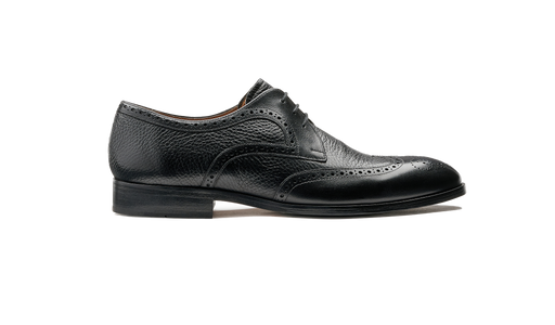 Salcombe – Black Calf / Black Deer Skin