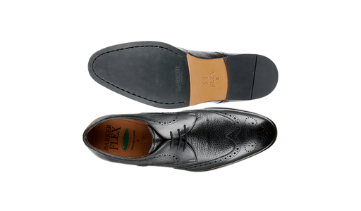 Salcombe – Black Calf / Black Deer Skin