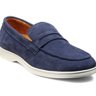 Santiago - Navy Suede White Sole