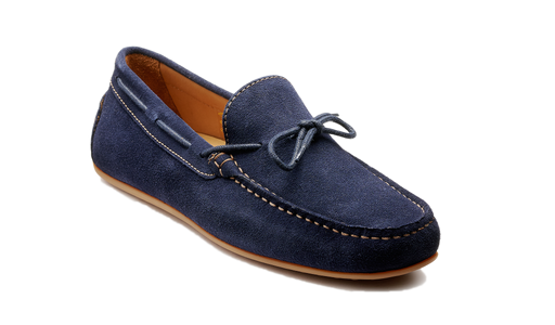 Silverstone - Navy Suede