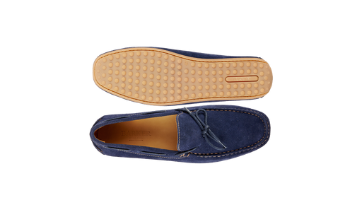 Silverstone - Navy Suede