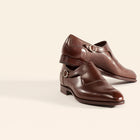 Euston Monk Strap - Bourbon Calf
