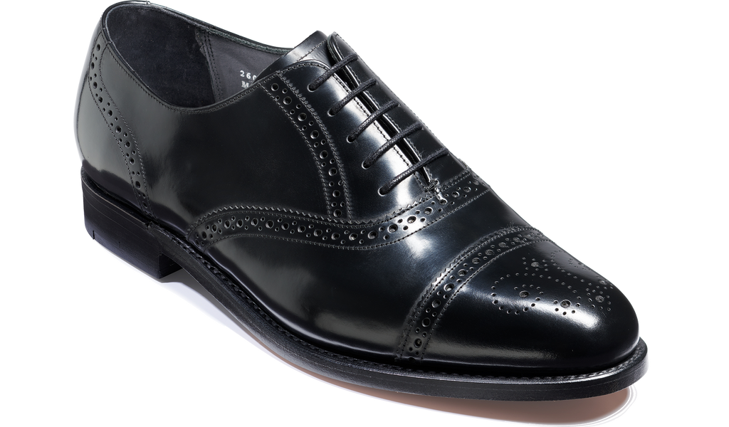 Charterhouse - Black Hi-Shine | Barker Shoes UK