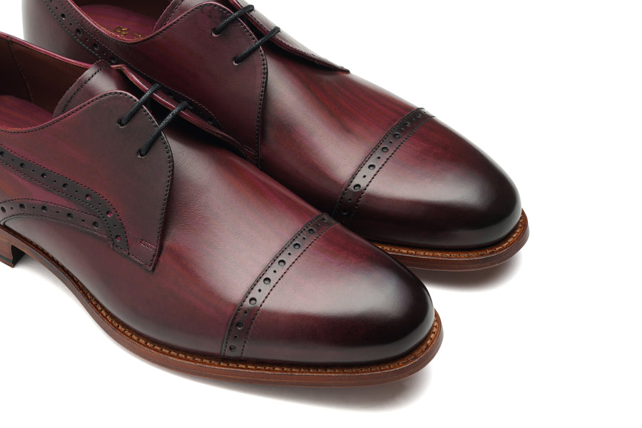 Ealing - Hand Brushed Burgundy