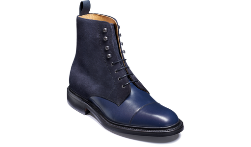 Lambourn - Navy Calf Suede