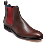 Hopper - Dark Walnut / Burgundy Elastic