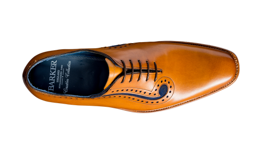 Lucas - Cedar Calf Navy Suede