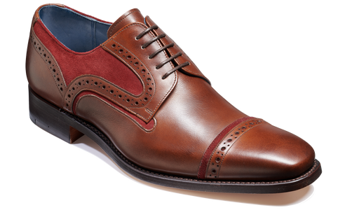 Haig - Walnut Calf / Burgundy Suede