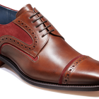Haig - Walnut Calf / Burgundy Suede