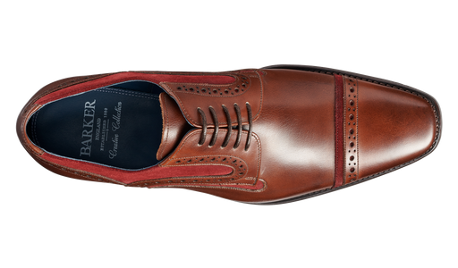 Haig - Walnut Calf / Burgundy Suede