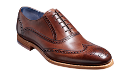 Valiant Purple Hand Painted Barker Shoes UK
