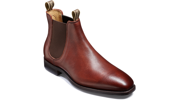 Mansfield Cherry Grain Mens Boot Barker Shoes UK