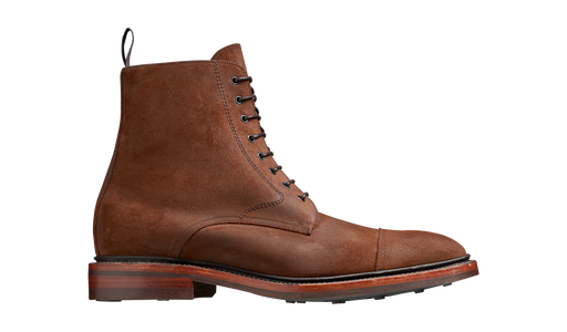 Lambourn 2 - Mid Brown Waxy Suede