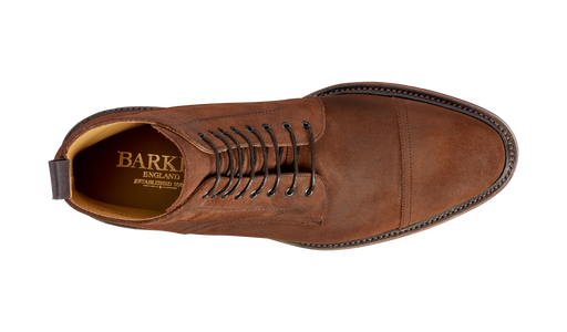 Lambourn 2 - Mid Brown Waxy Suede